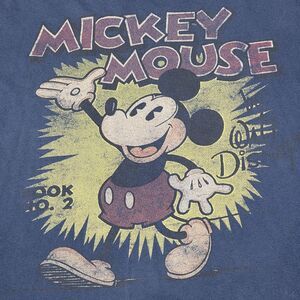 Disney Store SS Navy Tee "Mickey Mouse Book 2" - Size XXL